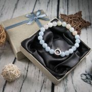 Ezoterikus svnybrze Ezstztt Pandora korona charm karkt, ajndk dszdobozzal