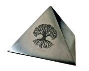   Sungit piramis tr tiszttshoz, 10x10 cm (eredetisget igazol certifikttal) POLROZOTT, LZERGRAVROZOTT LETFA SZIMBLUMMAL